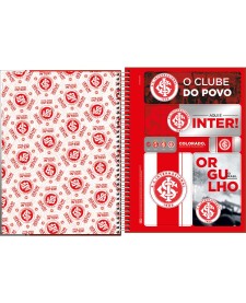 imagem de detalhe produto Caderno Espiral Capa Dura Universitário Connect 1 Matéria Internacional 80 Folhas