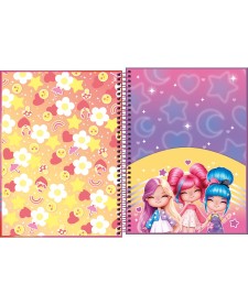 imagem de detalhe produto Caderno Espiral Capa Dura Universitário Connect 1 Matéria La Liz 80 Folhas