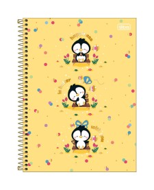 imagem principal do produto Caderno Espiral Capa Dura Universitário Connect 1 Matéria Mellow 80 Folhas