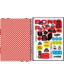 imagem de detalhe produto Caderno Espiral Capa Dura Universitário Connect 1 Matéria Speed 80 Folhas