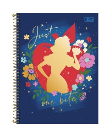 imagem principal do produto Caderno Espiral Capa Dura Universitário Connect 10 Matérias Branca de Neve 160 Folhas