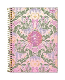 imagem principal do produto Caderno Espiral Capa Dura Universitário Connect 10 Matérias Bridgerton 160 Folhas