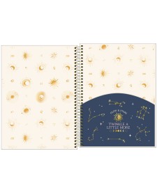 imagem de detalhe produto Caderno Espiral Capa Dura Universitário Connect 10 Matérias Magic 160 Folhas