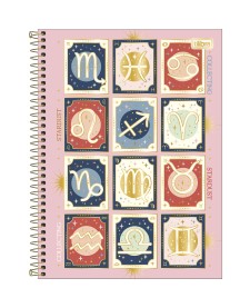 imagem principal do produto Caderno Espiral Capa Dura Universitário Connect 10 Matérias Magic 160 Folhas