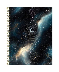 imagem principal do produto Caderno Espiral Capa Dura Universitário Connect 10 Matérias Magic 160 Folhas