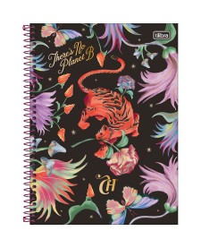 imagem principal do produto Caderno Espiral Capa Dura Universitário Connect 12 Matérias Capricho 192 Folhas