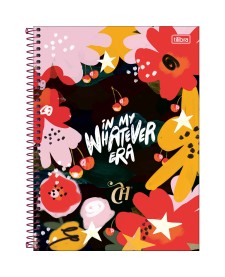 imagem principal do produto Caderno Espiral Capa Dura Universitário Connect 12 Matérias Capricho 192 Folhas