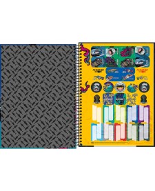 imagem de detalhe produto Caderno Espiral Capa Dura Universitário Connect 16 Matérias 4-Fun 256 Folhas