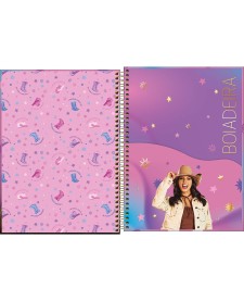 imagem de detalhe produto Caderno Espiral Capa Dura Universitário Connect 16 Matérias Ana Castela 256 Folhas