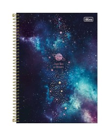 imagem principal do produto Caderno Espiral Capa Dura Universitário Connect 16 Matérias Magic 256 Folhas