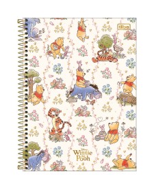 imagem principal do produto Caderno Espiral Capa Dura Universitário Connect 20 Matérias Pooh 320 Folhas