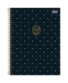 imagem principal do produto Caderno Espiral Capa Dura Universitário Connect 20 Matérias West Village 320 Folhas