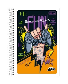 imagem principal do produto Caderno Espiral Capa Flexível 1/4 D+ 48 Folhas