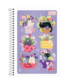 imagem principal do produto Caderno Espiral Capa Flexível 1/4 D+ 96 Folhas