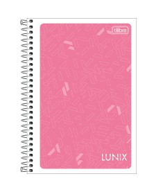 imagem principal do produto Caderno Espiral Capa Flexível 1/4 Lunix 48 Folhas
