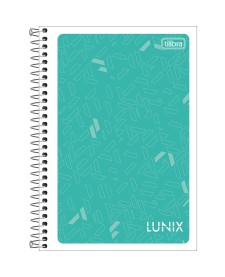 imagem principal do produto Caderno Espiral Capa Flexível 1/4 Lunix 48 Folhas