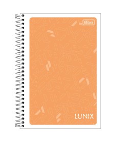 imagem principal do produto Caderno Espiral Capa Flexível 1/4 Lunix 48 Folhas