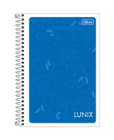 imagem principal do produto Caderno Espiral Capa Flexível 1/4 Lunix 48 Folhas