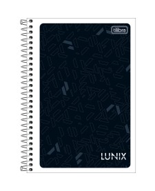 imagem principal do produto Caderno Espiral Capa Flexível 1/4 Lunix 48 Folhas
