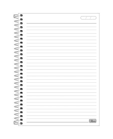 imagem de detalhe produto Caderno Espiral Capa Flexível 1/4 Pepper 80 Folhas