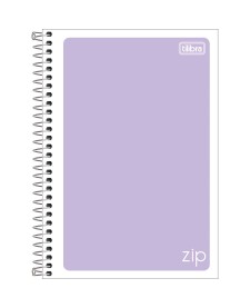 imagem principal do produto Caderno Espiral Capa Flexível 1/4 Zip Colors 48 Folhas