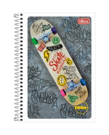 imagem principal do produto Caderno Espiral Capa Flexível 1/4 Zoom+ 96 Folhas