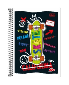 imagem principal do produto Caderno Espiral Capa Flexível Universitário 1 Matéria D+ 96 Folhas