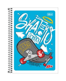 imagem principal do produto Caderno Espiral Capa Flexível Universitário 1 Matéria D+ 96 Folhas