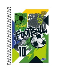 imagem principal do produto Caderno Espiral Capa Flexível Universitário 1 Matéria D+ 96 Folhas