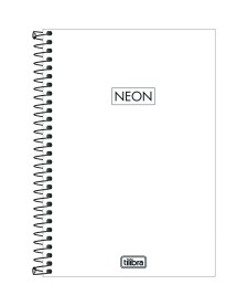 imagem principal do produto Caderno Espiral Capa Plástica 1/4 Neon Fit 80 Folhas