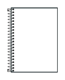 imagem de detalhe produto Caderno Espiral Capa Plástica 1/8 Neon Fit 80 Folhas