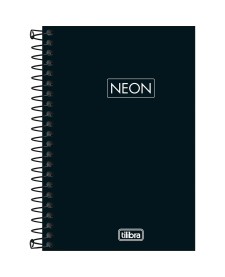 imagem principal do produto Caderno Espiral Capa Plástica 1/8 Neon Fit 80 Folhas