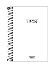 imagem principal do produto Caderno Espiral Capa Plástica 1/8 Neon Fit 80 Folhas