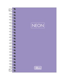 imagem principal do produto Caderno Espiral Capa Plástica 1/8 Neon Fit Feminino 80 Folhas