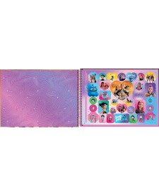 imagem de detalhe produto Caderno Espiral Cartografia Guerreiras do KPop 80 Folhas