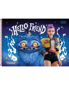imagem principal do produto Caderno Espiral Cartografia Guerreiras do KPop 80 Folhas