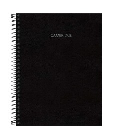 imagem principal do produto Caderno Executivo Espiral Capa Dura Colegial Cambridge 80 Folhas