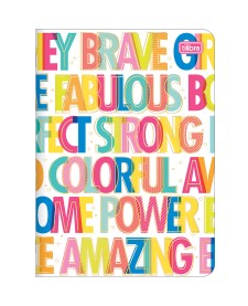 imagem principal do produto Caderno Grampeado Flexível Be Nice 32 Folhas