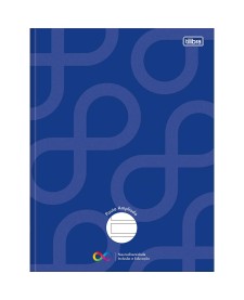 imagem principal do produto Caderno Pauta Ampliada Brochura Capa Dura Tilibra Neuro 48 Folhas