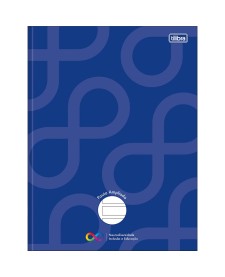 imagem principal do produto Caderno Pauta Ampliada Brochura Capa Dura Tilibra Neuro 80 Folhas