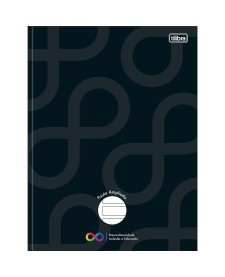 imagem principal do produto Caderno Pauta Ampliada Brochura Capa Dura Tilibra Neuro 80 Folhas