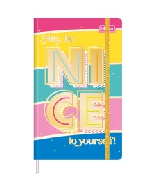 imagem principal do produto Caderno Pontilhado Costurado Capa Dura Fitto G Be Nice 90 Gramas 80 Folhas