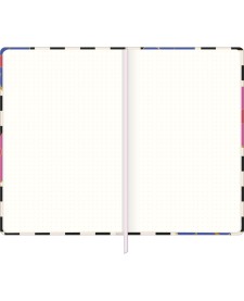 imagem de detalhe produto Caderno Pontilhado Costurado Capa Dura Fitto G Check Pop 90 Gramas 80 Folhas