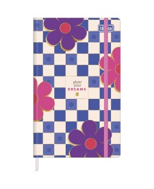 imagem principal do produto Caderno Pontilhado Costurado Capa Dura Fitto G Check Pop 90 Gramas 80 Folhas