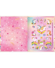 imagem de detalhe produto Caderno Quadriculado 1x1 cm Brochura Capa Dura Blink 40 Folhas