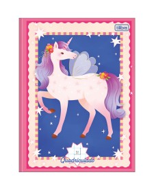 imagem principal do produto Caderno Quadriculado 1x1 cm Brochura Capa Dura Blink 40 Folhas