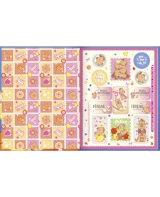imagem de detalhe produto Caderno Quadriculado 1x1 cm Brochura Capa Dura Capyclub 40 Folhas