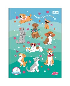 imagem principal do produto Caderno Quadriculado 1x1 cm Brochura Capa Dura D+ 40 Folhas