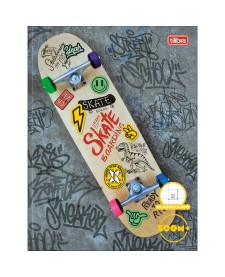 imagem principal do produto Caderno Quadriculado 1x1 cm Brochura Capa Dura Zoom+ 40 Folhas