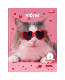 imagem principal do produto Caderno Quadriculado 1x1 cm Brochura Capa Dura Zoom+ 40 Folhas